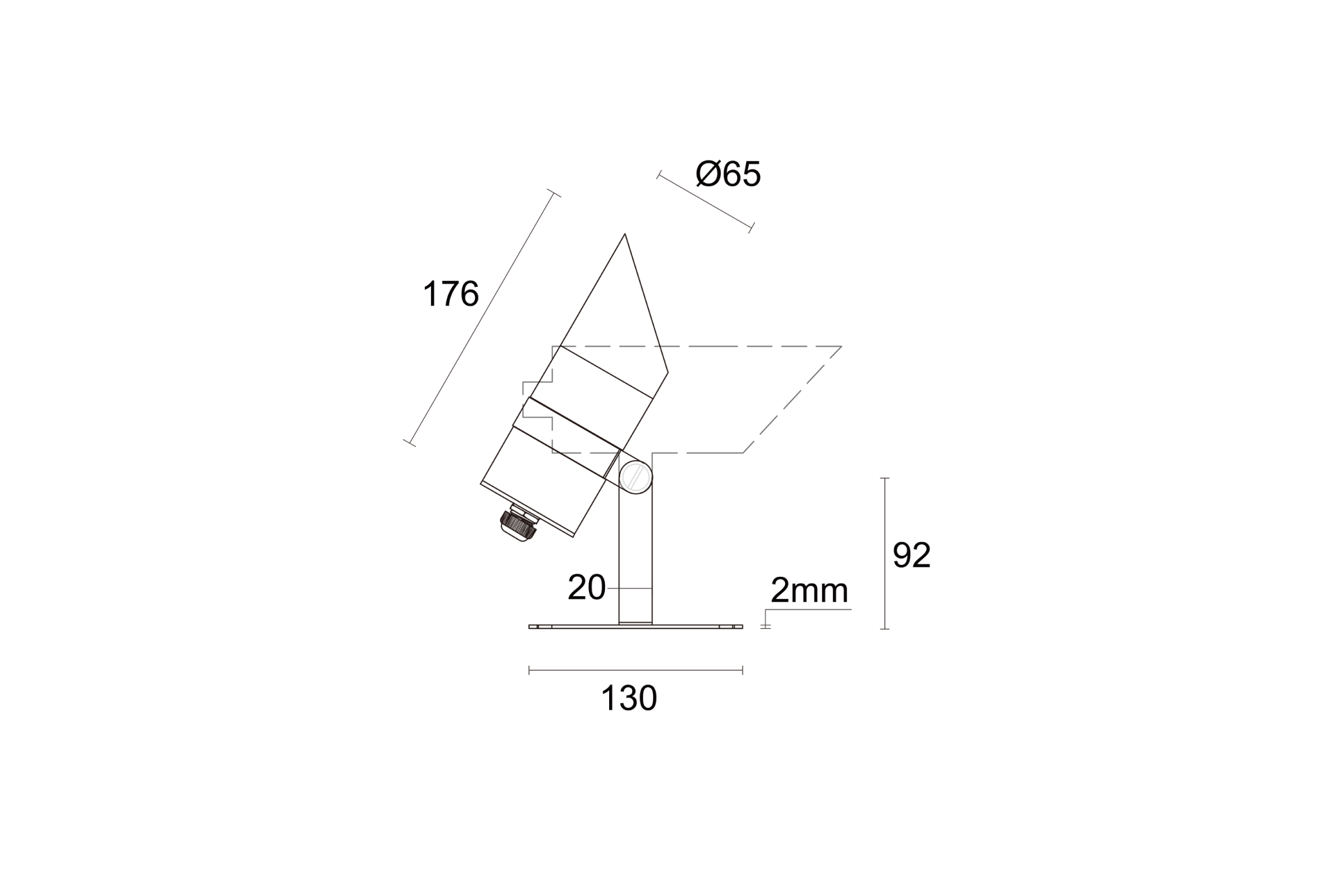 Projec light SP65176B-尺寸图.png